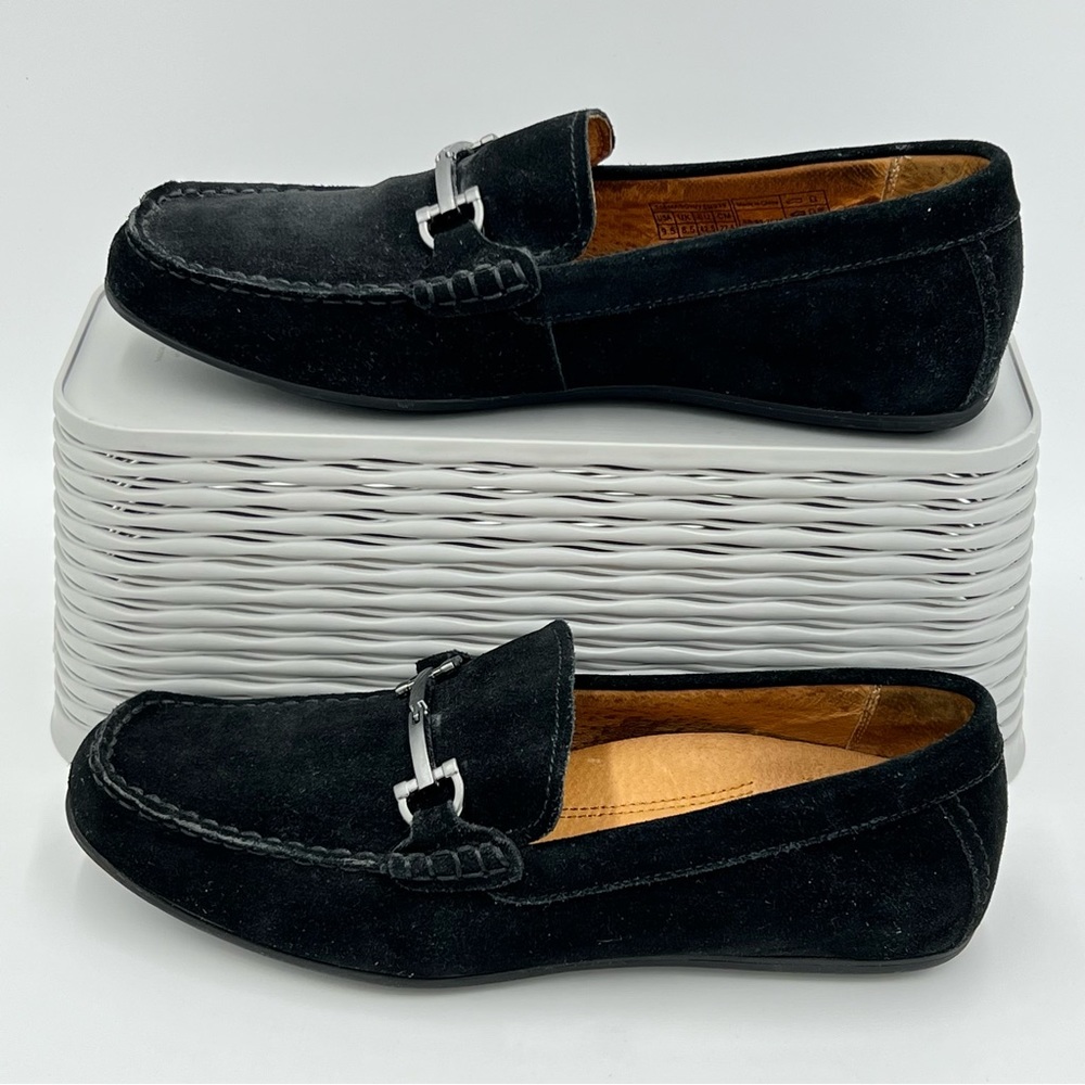 Vionic Mason Black Suede Slip On Shoes Size 9.5 Vionic  Black MENS shoes!!!!!!